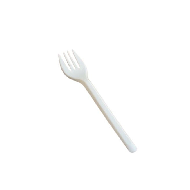 Fourchette jetable ECO-LINE 15 cm en PLA - 900 pièces. - Ecobioshopping