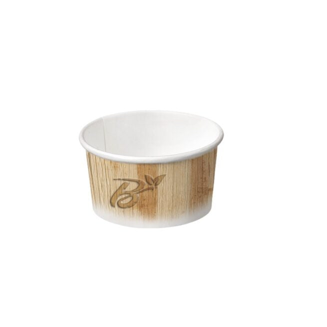 Pot à glace jetable 135 ml, lot de 42 - Ecobioshopping
