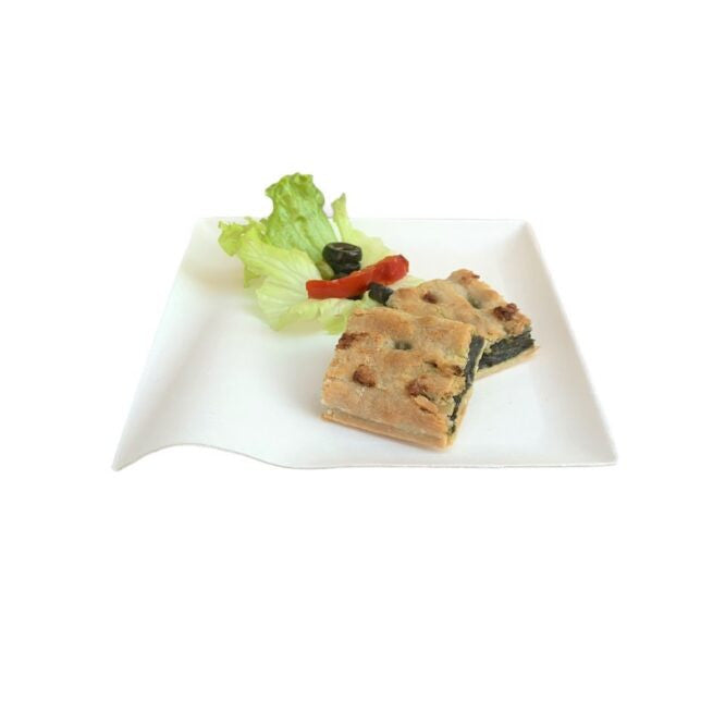 Assiette jetable Finger Food 15 × 15 cm en cellulose, lot de 500 - Ecobioshopping