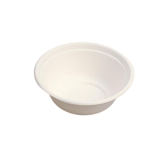Assiette jetable 500 ml en cellulose, lot de 500 - Ecobioshopping