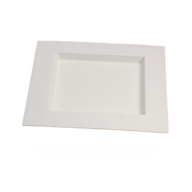 Assiette jetable plate Dedra 22 × 22 cm en cellulose, lot de 50 - Ecobioshopping