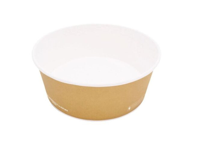 Gobelet jetable en carton Havane 1200 ml, lot de 40 - Ecobioshopping