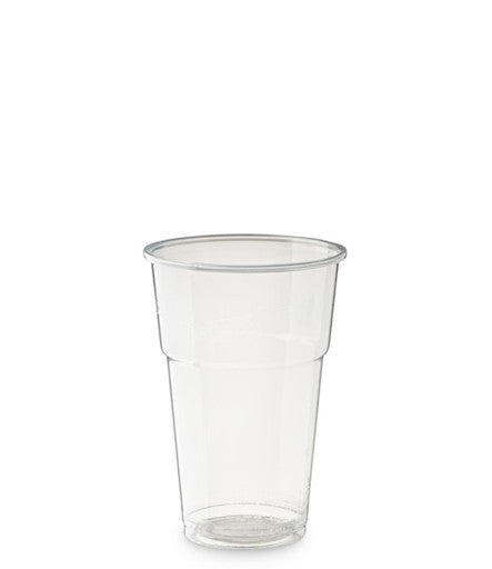 Gobelet jetable transparent en PLA 300 ml - 50 pièces. - Ecobioshopping