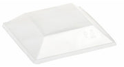 Couvercle jetable pyramide 16 × 16 cm en PLA, lot de 50 - Ecobioshopping