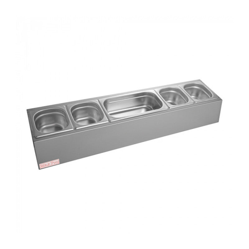 Distributeur de condiments 4xGN1/6+1xGN1/3 - Max Pro