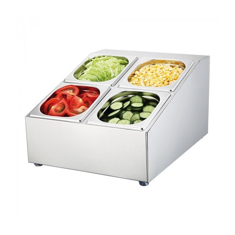 Distributeur de condiments 4xGN1/6 - Réf. 861184 - EMGA