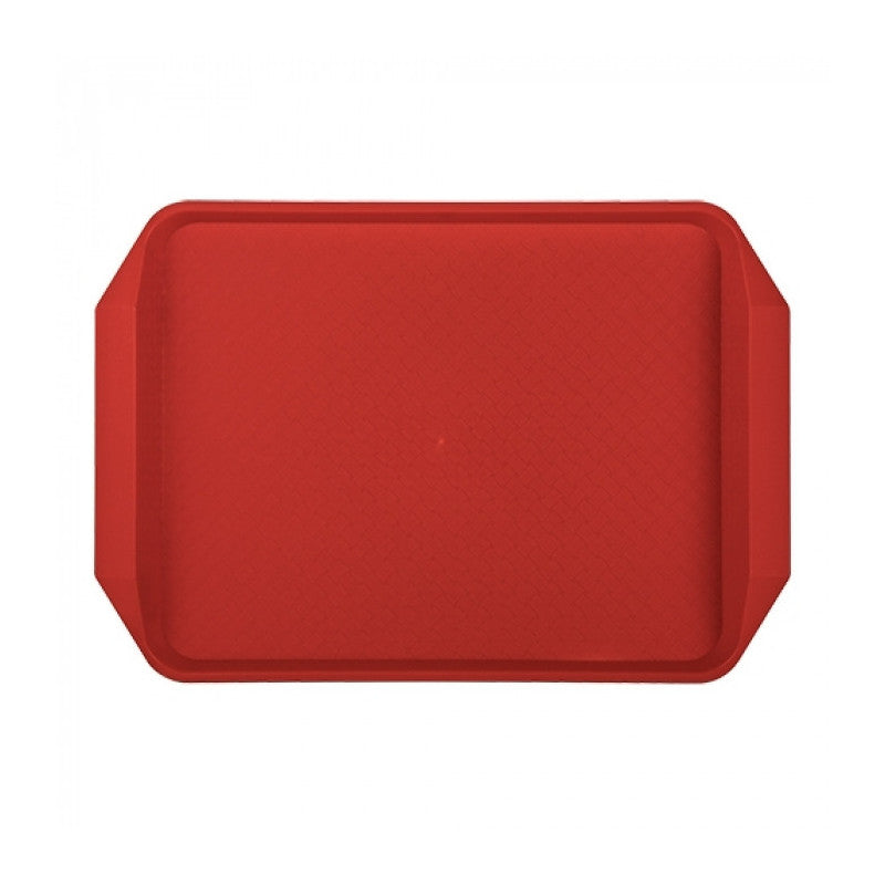 Plateau rouge avec poignées 43 x 30cm - Caterchef