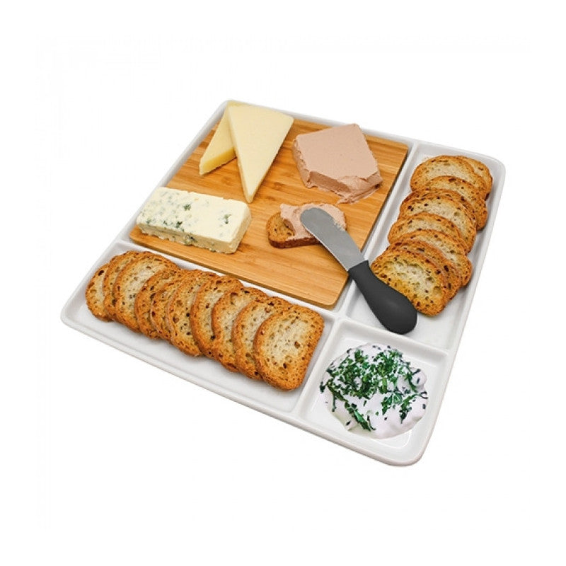 Plateau à servir 29x29cm - Vin bouquet