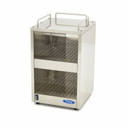Réchauffe-tasses - 72 tasses - 2 étagères - Modèle de table inox 140 W Maxima - Chauffe-tasses professionnel CHR - matériel cuisine pro - Cuistéo