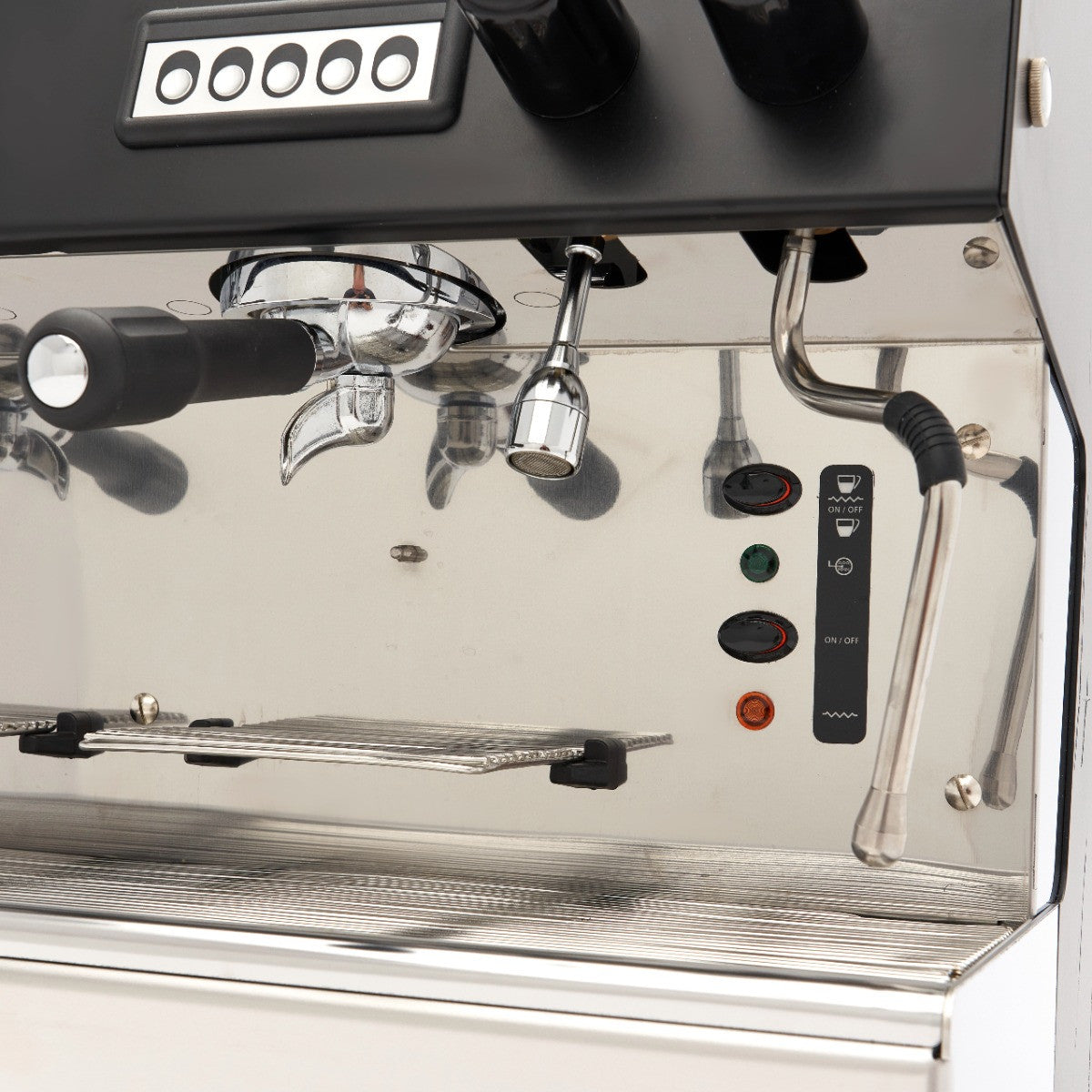 Machine à expresso - 2 pistons - 360 tasses par heure 11 L 3700 W Maxima - vue 6 - Machine à café professionnelle pro CHR - Cuistéo