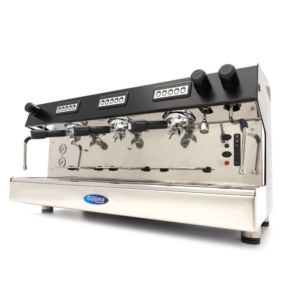 Machine à café professionnelle - 3 Pistons - 540 Tasses par Heure 18 L 5200 W - Maxima
