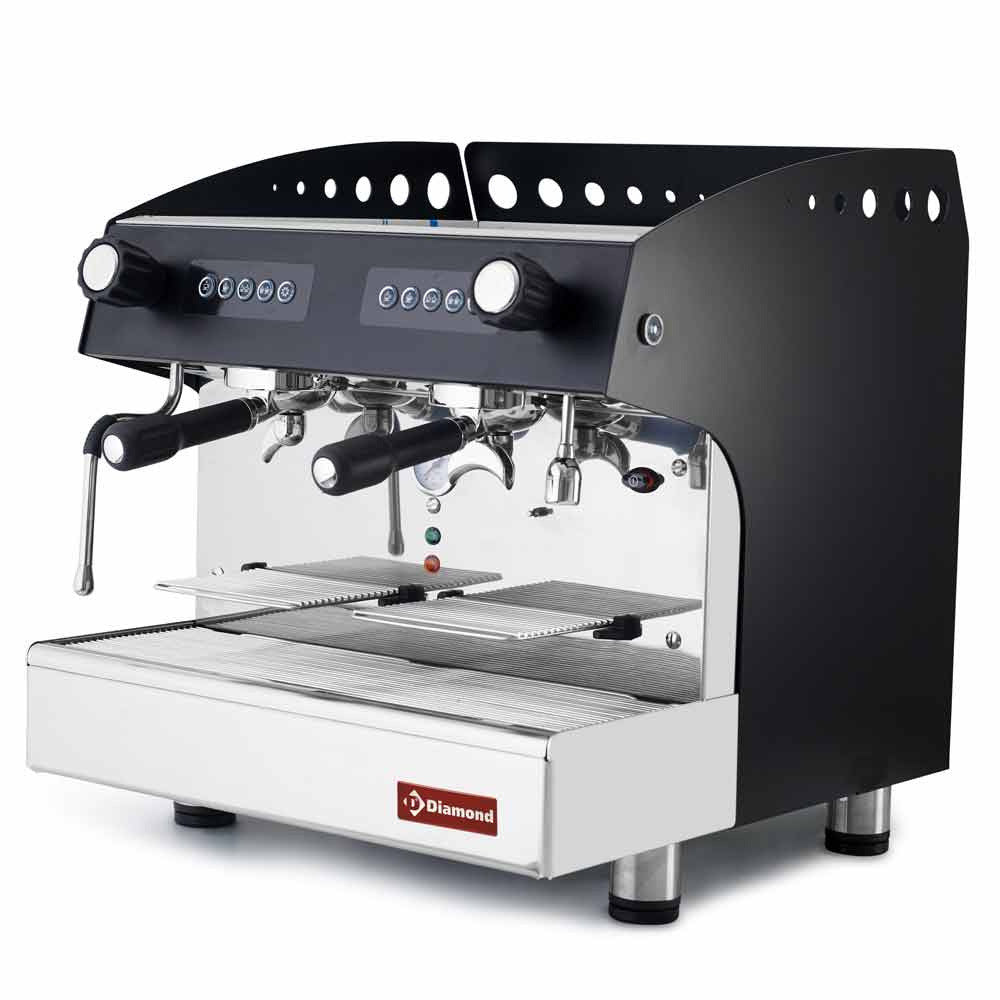 Machine à café expresso 2 groupes auto. - Diamond