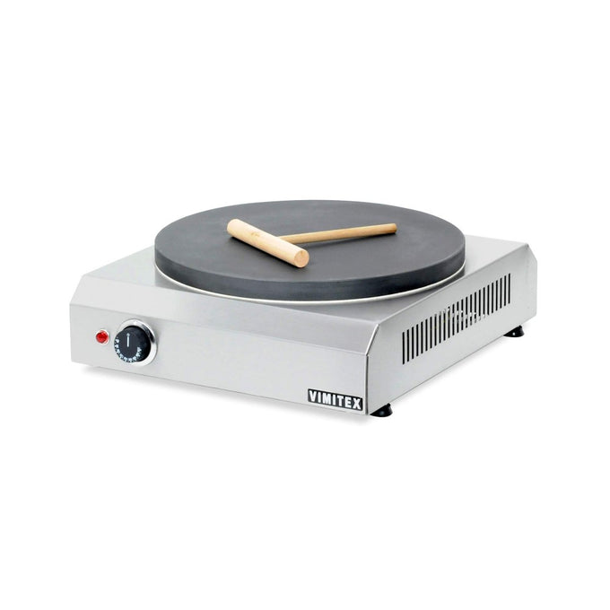 Crêpière électrique 1 plaque Ø 400 mm fonte - 2,85 kW 230 V - 701EL40 - Vimitex - vue 1