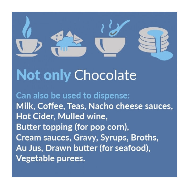 Distributeur de chocolat au lait - 5 litres - Gbg
