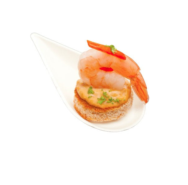 Cuillère jetable pour Finger Food en cellulose, lot de 2400 - Ecobioshopping