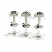 Fontaine à boissons - 3 x 8 L - Tube de refroidissement central Maxima - Distributeur de boissons professionnel CHR - matériel cuisine pro - Cuistéo