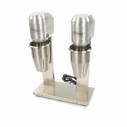 Mélangeur de boissons - 2 x 2L - 2 tasses - 2 vitesses 400 W Maxima - Machine à milkshake professionnel CHR - matériel cuisine pro - Cuistéo