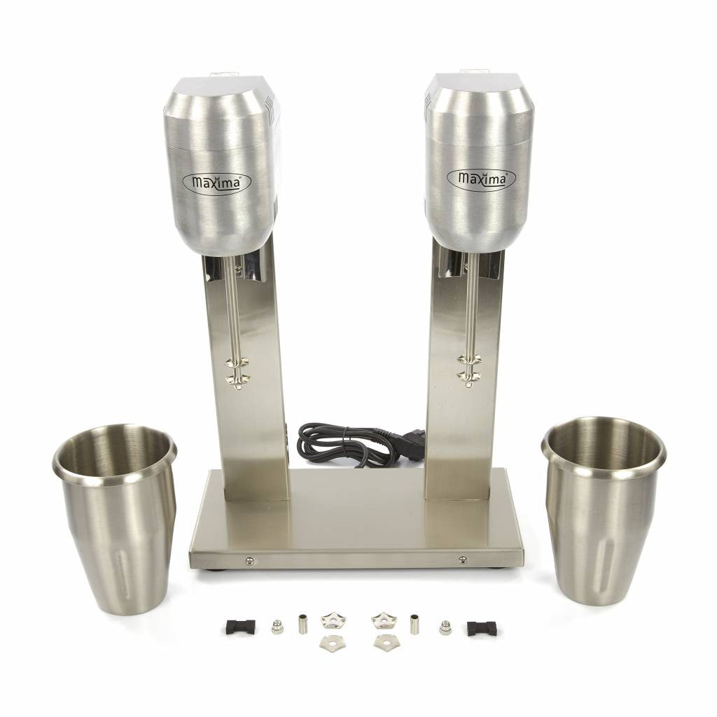 Mélangeur de boissons - 2 x 2L - 2 tasses - 2 vitesses 400 W Maxima - vue 2 - Machine à milkshake pro CHR - Cuistéo