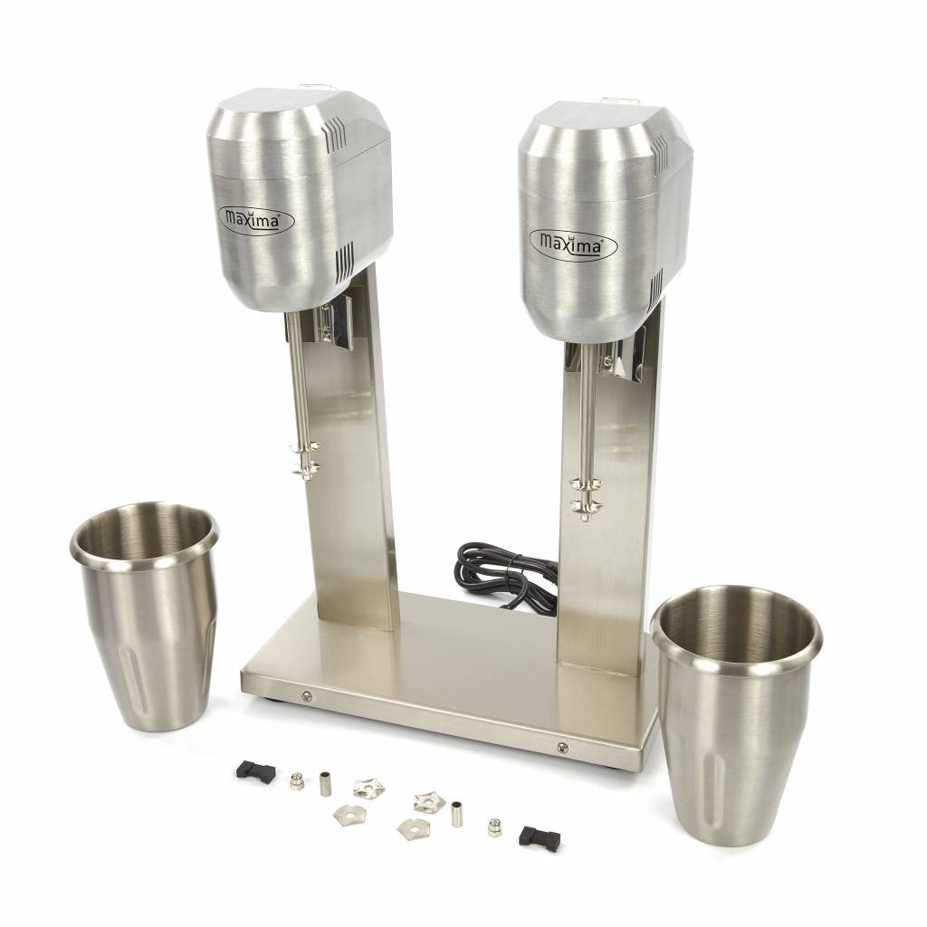 Mélangeur de boissons - 2 x 2L - 2 tasses - 2 vitesses 400 W Maxima - vue 3 - Machine à milkshake pro CHR - Cuistéo