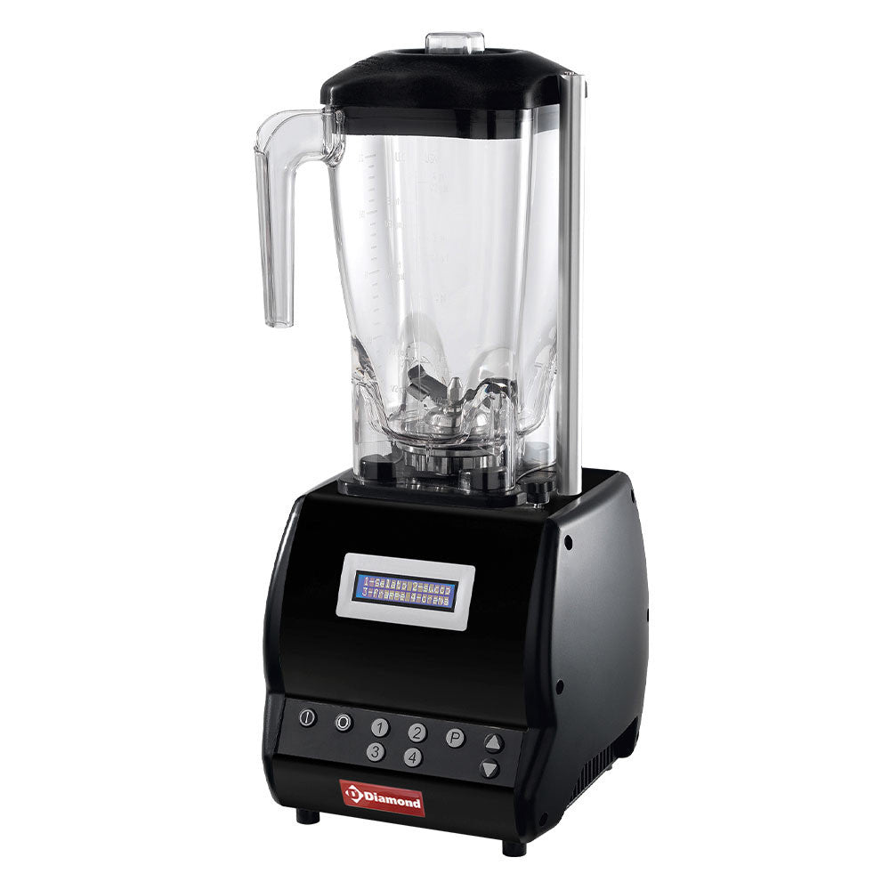 Mixer professionnel - verre carré 2 lt + variateur - Diamond
