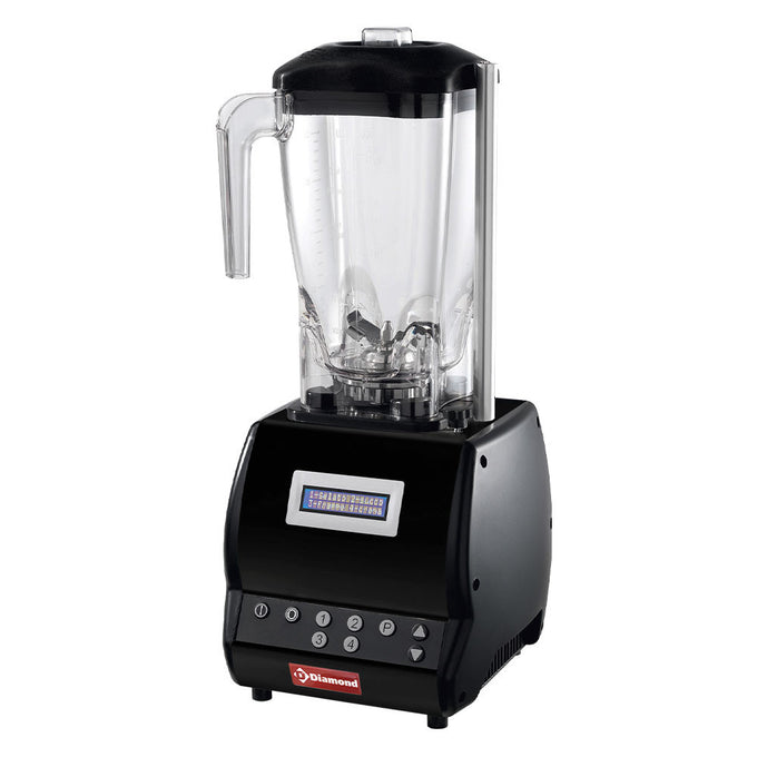 Mixer professionnel - verre carré 2 lt + variateur - Diamond