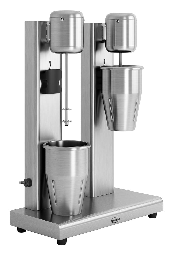 Machine à milkshake double 360x170x510 mm 1 L 2 kW Combisteel - Machine à milkshake professionnel CHR - matériel cuisine pro - Cuistéo