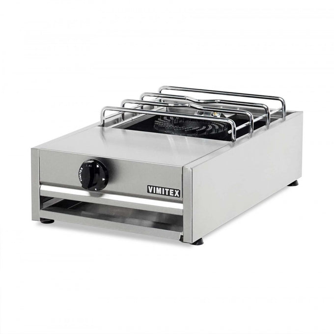 Réchaud gaz 1 feu Ø 180 mm grilles acier chromé - 0301A-S - Vimitex - vue 1