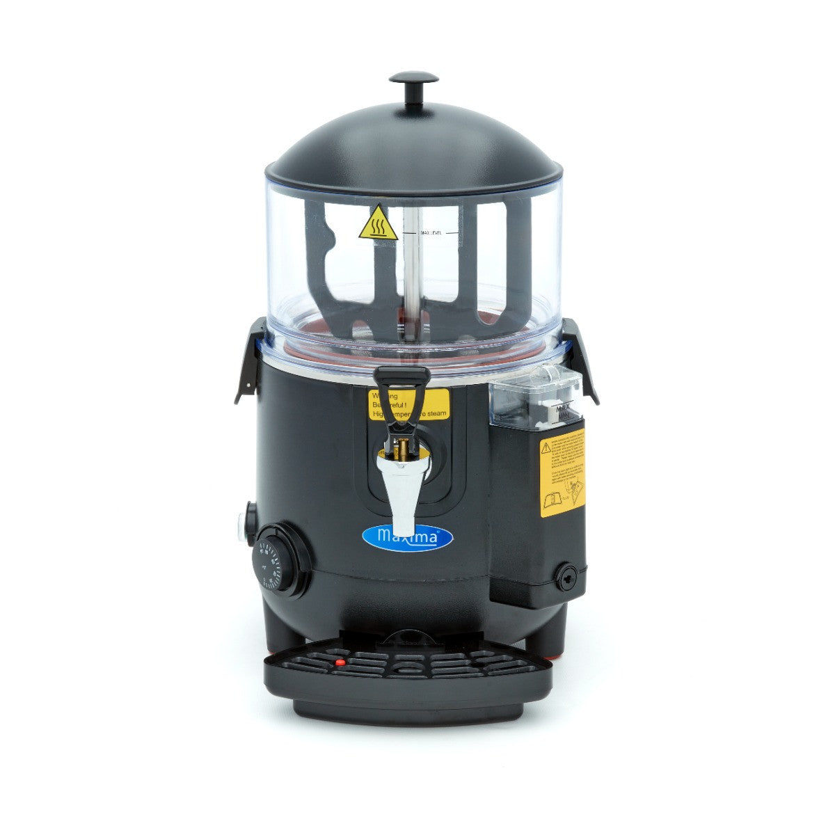 Fontaine à chocolat chaud - 5L - Noir 1000 W Maxima - vue 2 - Chocolatière professionnelle pro CHR - Cuistéo