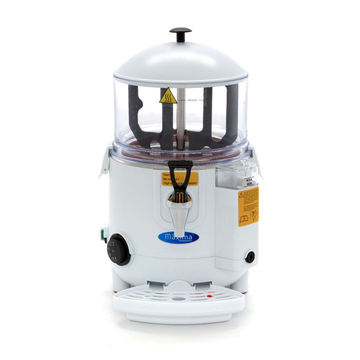 Fontaine à chocolat chaud - 5L - Blanc 1000 W Maxima - vue 2 - Chocolatière professionnelle pro CHR - Cuistéo