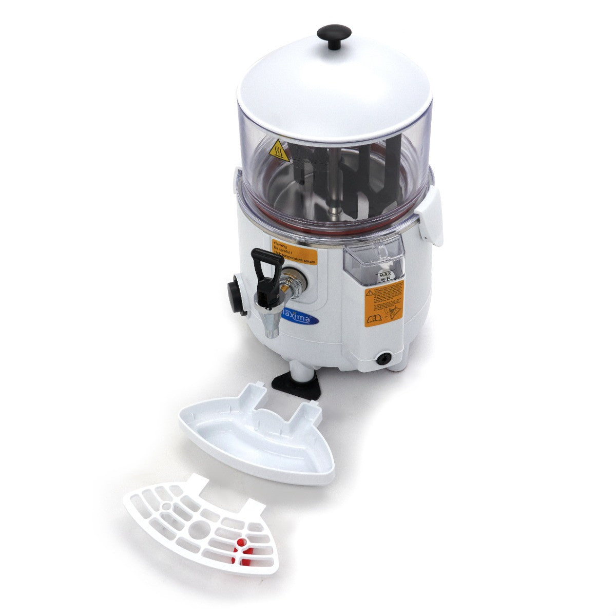 Fontaine à chocolat chaud - 5L - Blanc 1000 W Maxima - vue 13 - Chocolatière professionnelle pro CHR - Cuistéo