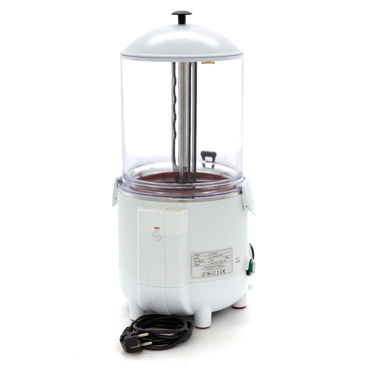 Fontaine à chocolat chaud - 10L - Blanc 1000 W Maxima - vue 4 - Chauffe-chocolat pro CHR - Cuistéo
