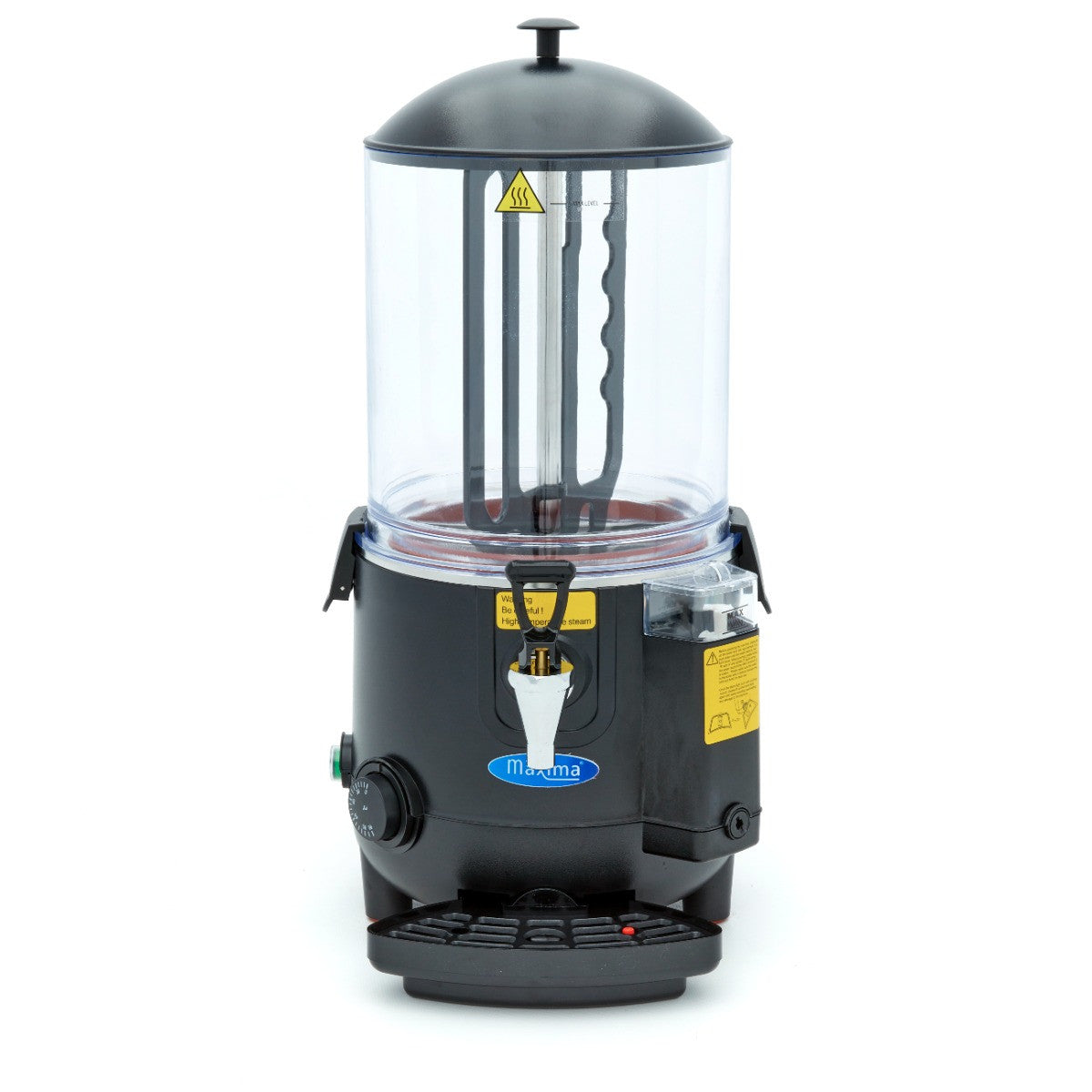 Fontaine à chocolat chaud - 10L - Noir 1000 W Maxima - vue 2 - Chocolatière professionnelle pro CHR - Cuistéo
