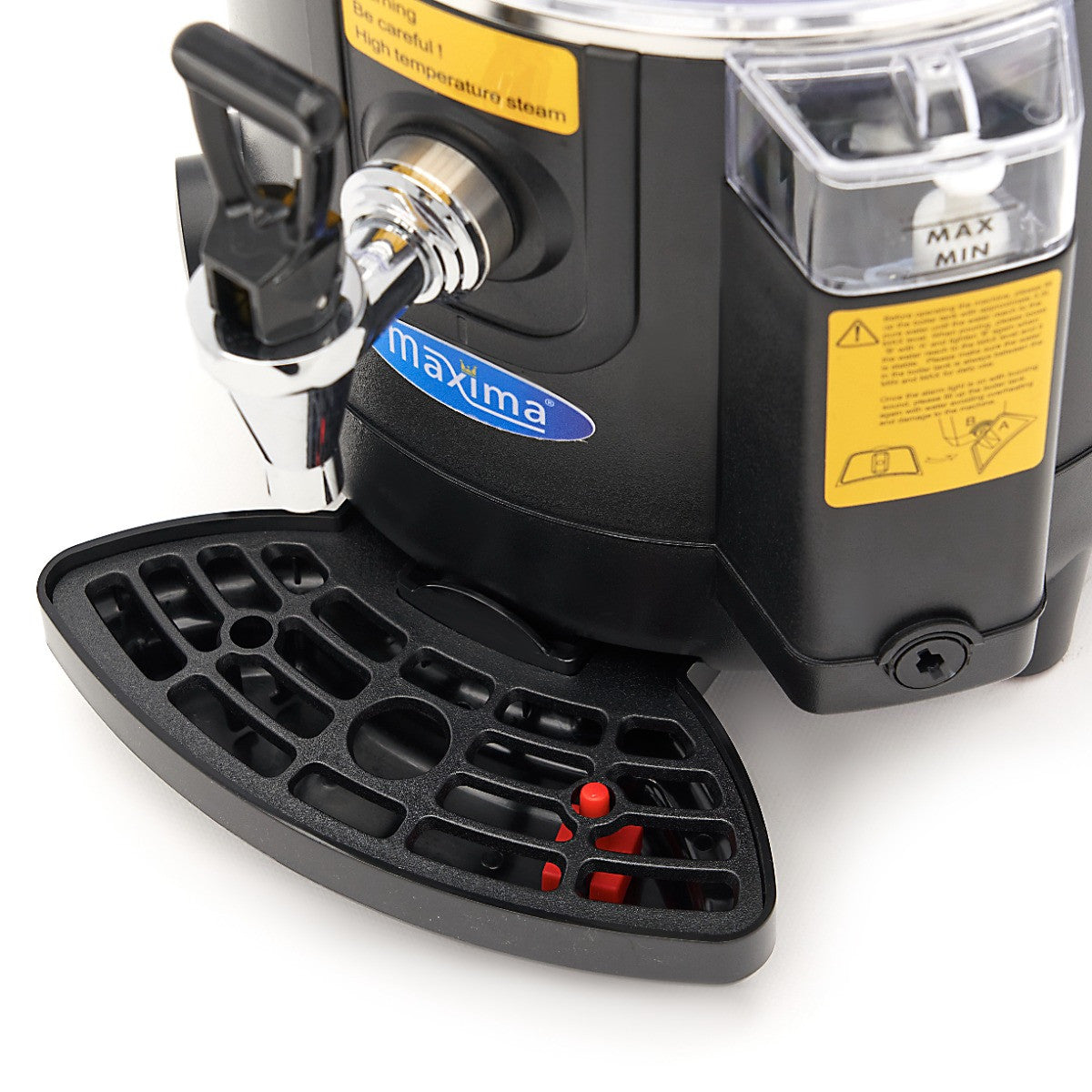 Fontaine à chocolat chaud - 10L - Noir 1000 W Maxima - vue 11 - Chocolatière professionnelle pro CHR - Cuistéo