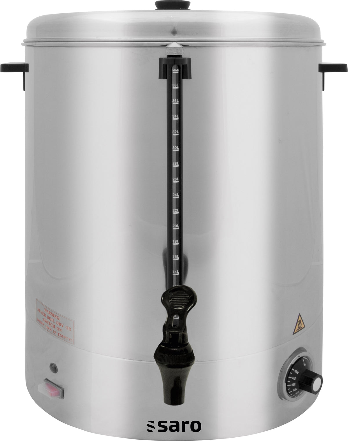 Chaudière Vin Chaud - Inox - 40L - 30-110°C - Sécurité Surchauffe 2.4 kW Saro - Marmite à Vin Chaud professionnel CHR - matériel cuisine pro - Cuistéo