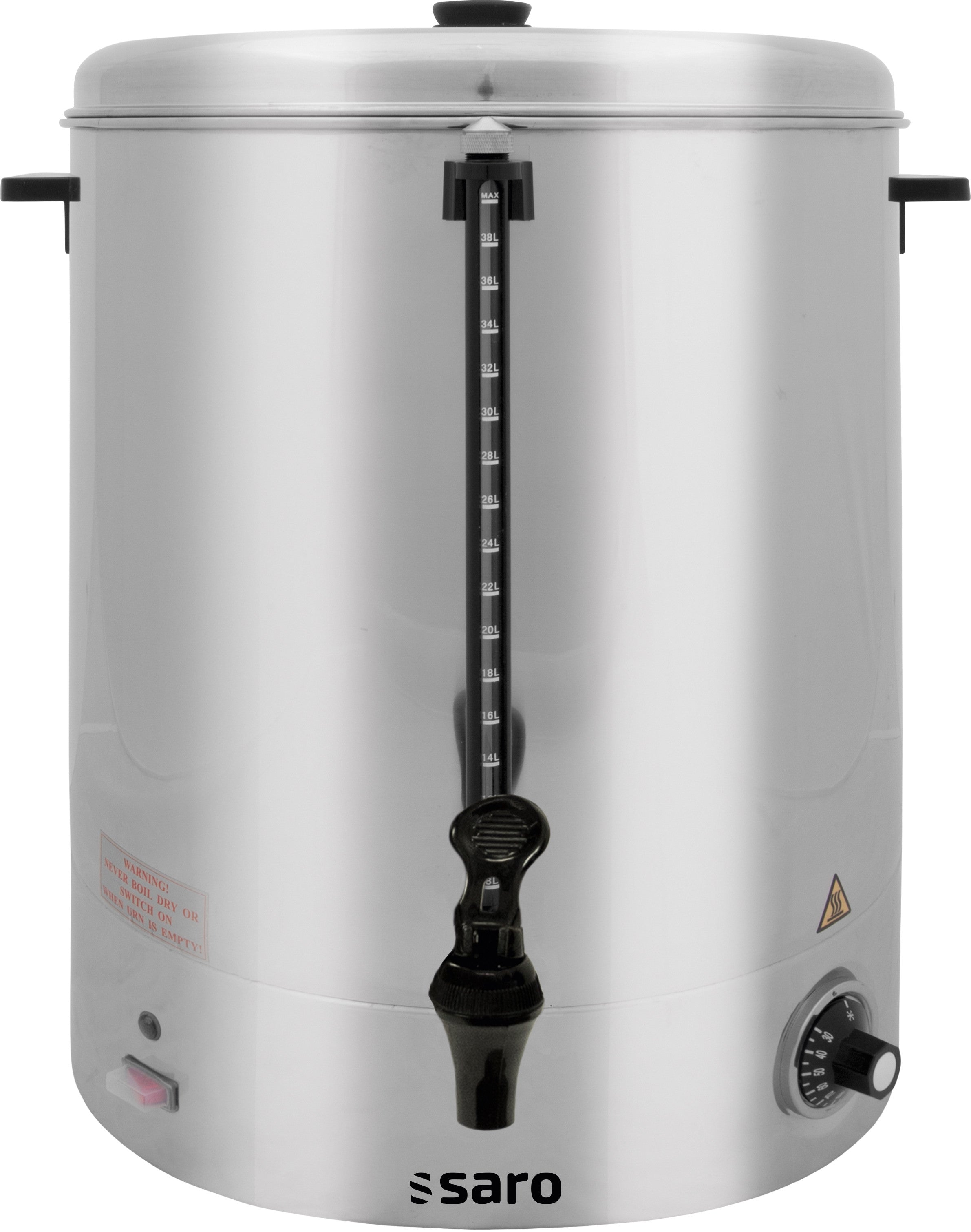 Chaudière Vin Chaud - Inox - 40L - 30-110°C - Sécurité Surchauffe 2.4 kW Saro - Marmite à Vin Chaud professionnel CHR - matériel cuisine pro - Cuistéo