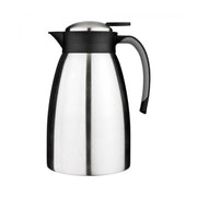 Pichet isotherme en acier inoxydable avec bouton-poussoir - 1 litre - Helios