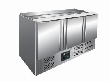 Table réfrigérée positive compacte S 903 PRO - 700 mm inox Saro - Table réfrigérée positive professionnel CHR - matériel cuisine pro - Cuistéo