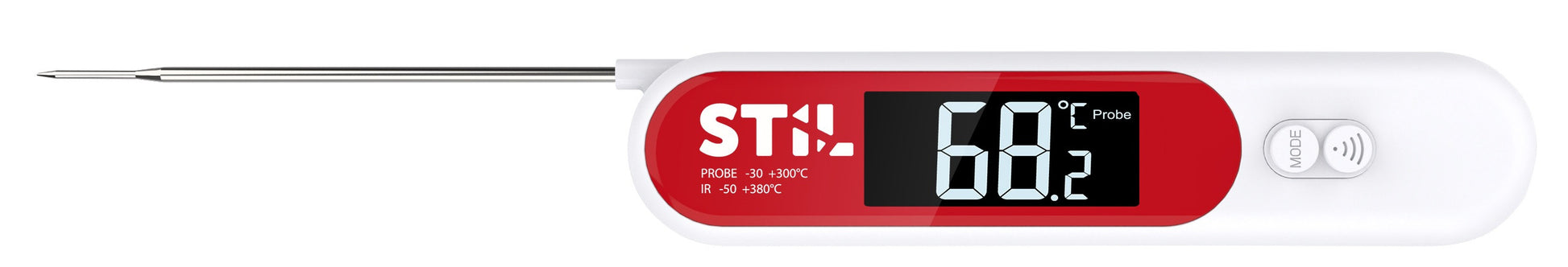 Thermomètre duo infrarouge et à sonde - Modèle 5518 Saro - Thermomètre et Minuteur professionnel CHR - matériel cuisine pro - Cuistéo