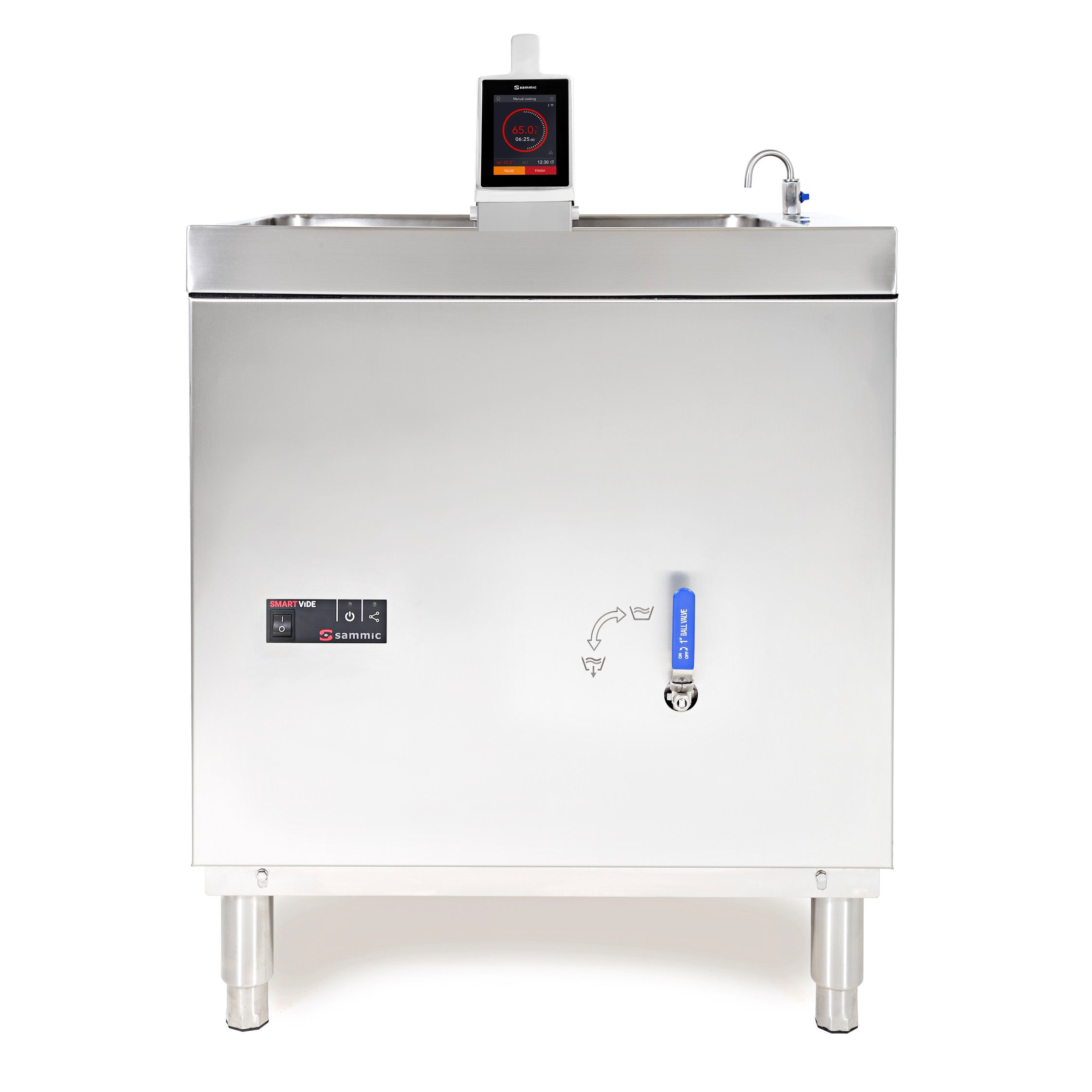 Cuve sans thermoplongeur pour cuisson sous vide - SV K 120 inox 120 L Saro - Cuisson sous vide professionnel CHR - matériel cuisine pro - Cuistéo