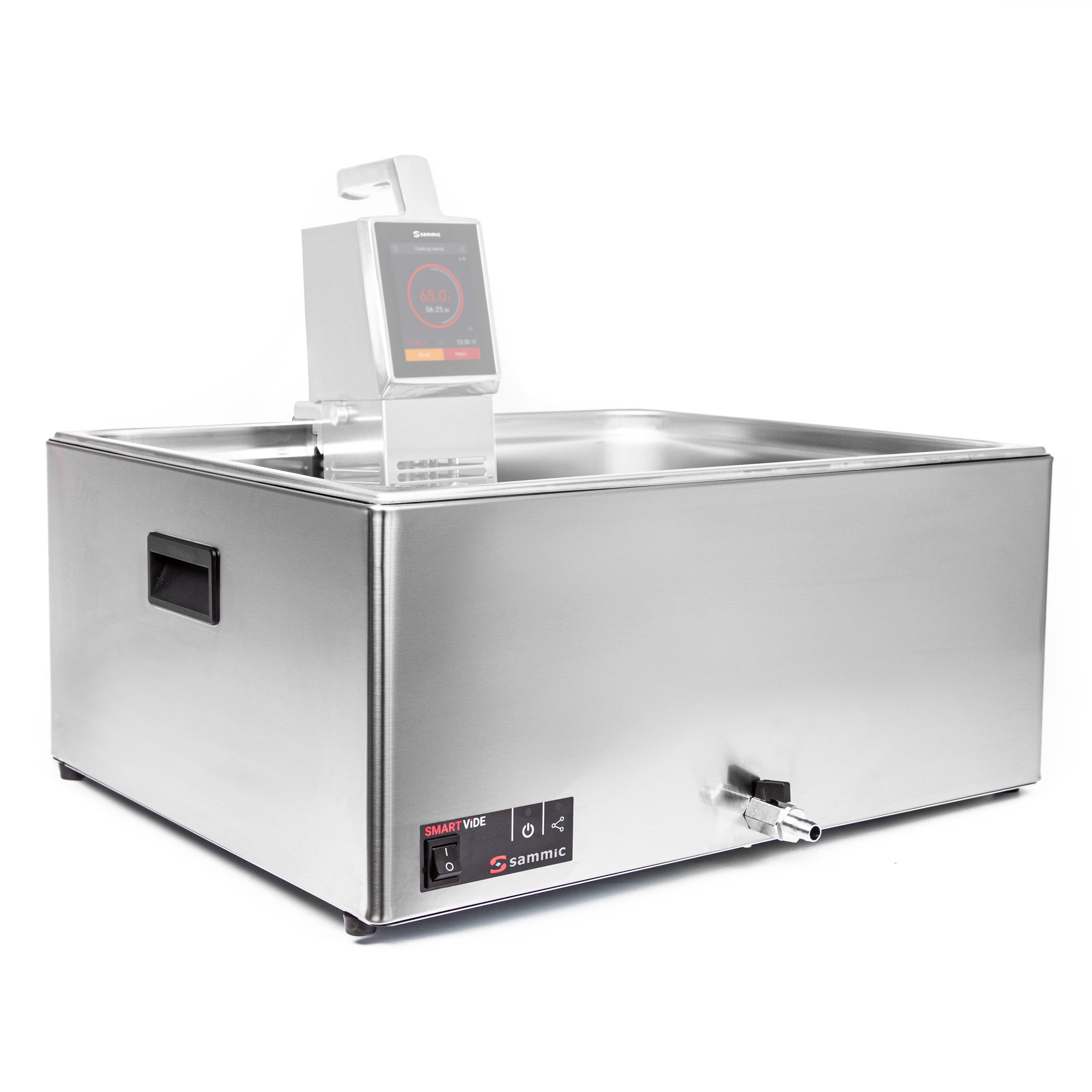 Cuve modèle SV K 56 avec robinet de vidange 56 L Saro - Cuisson sous vide professionnel CHR - matériel cuisine pro - Cuistéo