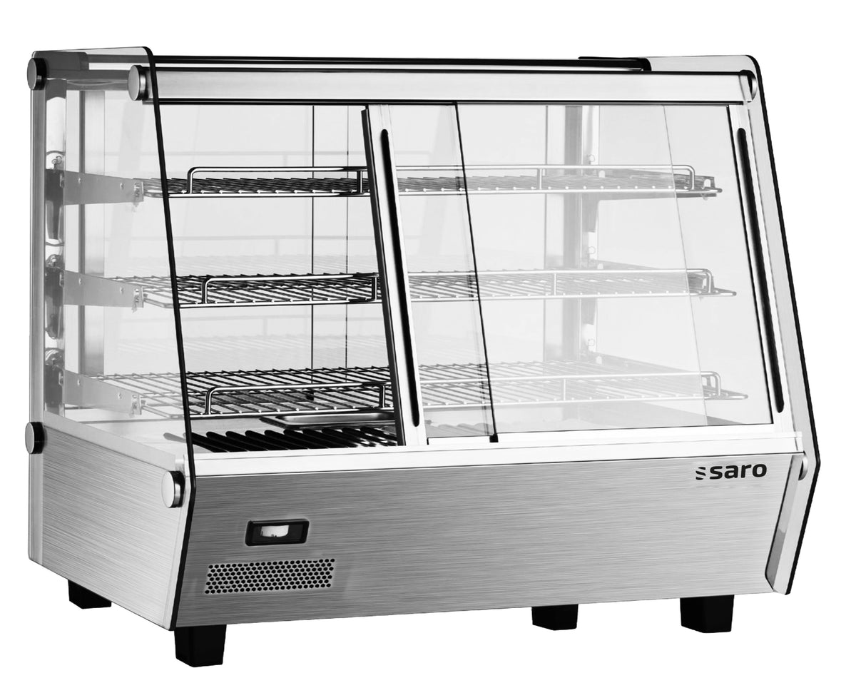 Vitrine chauffante avec accès avant et arrière - 141 L 205 W Saro - Vitrine chaude professionnel CHR - matériel cuisine pro - Cuistéo