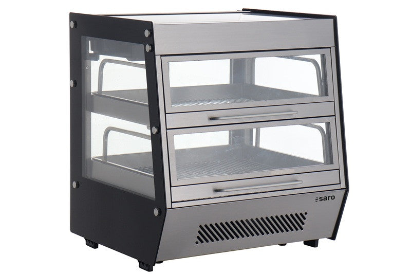 Vitrine chauffante libre service - 125 L - 734x665x798 mm 4.8 kW Saro - Vitrine chaude professionnel CHR - matériel cuisine pro - Cuistéo