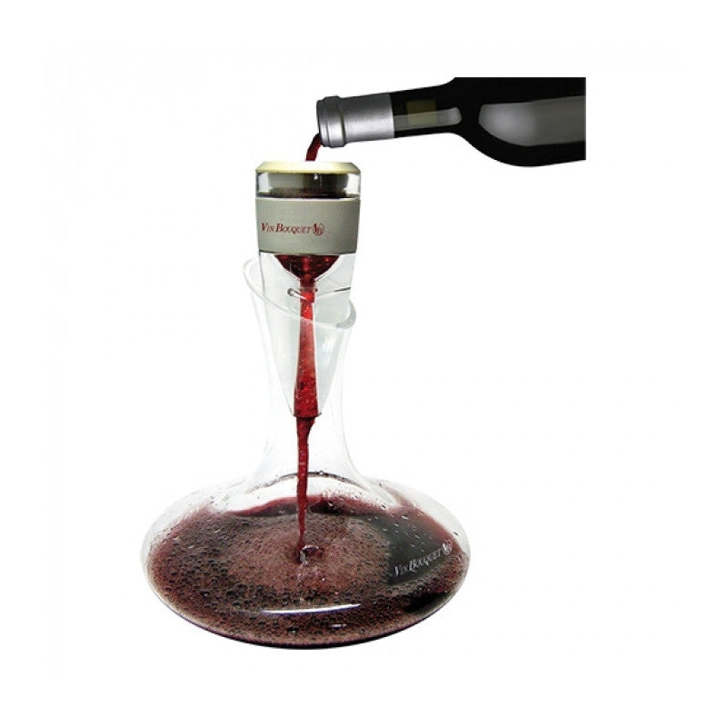 Aérateur & entonnoir de vin - Vin bouquet