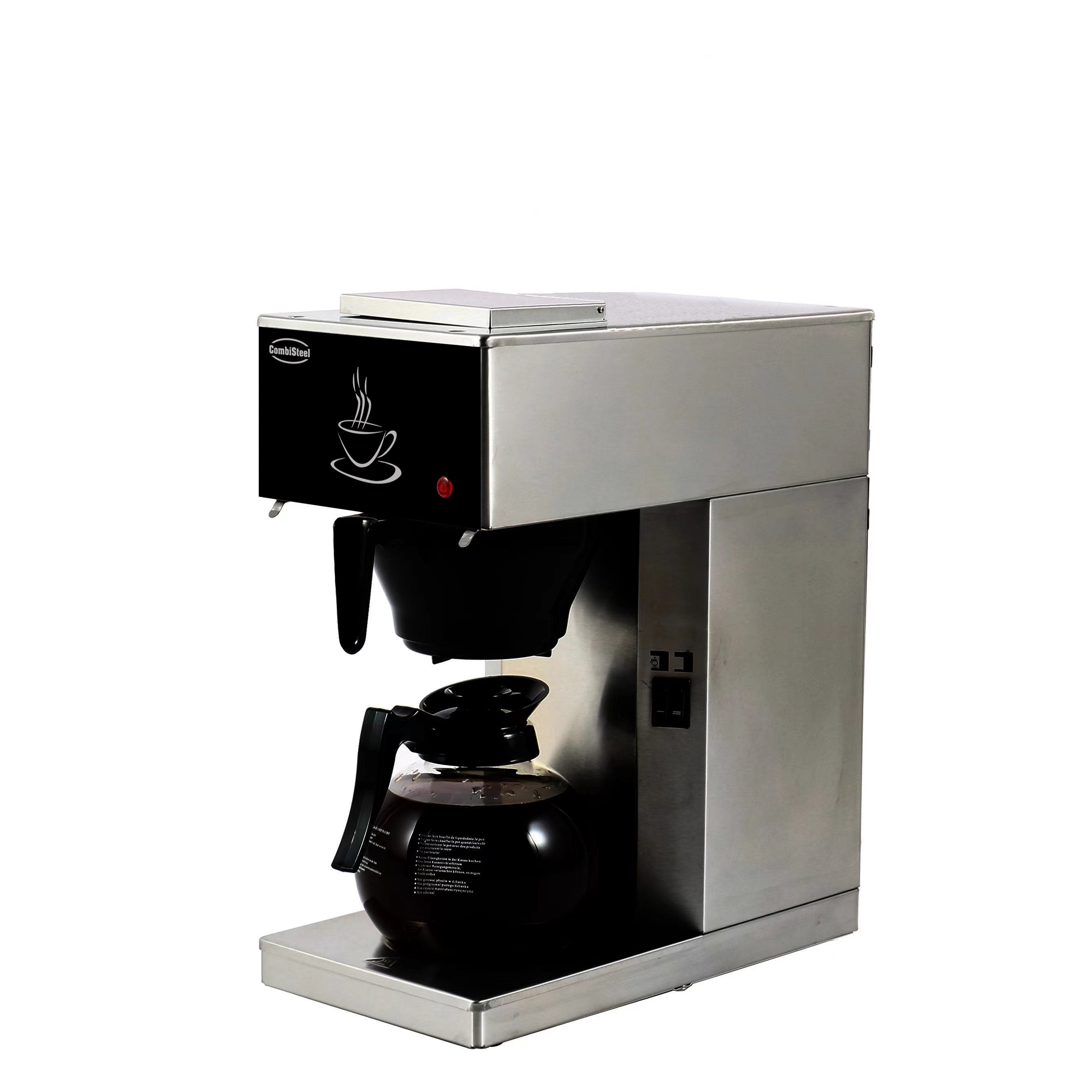 Machine café 1 carafe en verre 1.8 l 205x405x455 mm 2.02 kW Combisteel - Machine à café professionnelle professionnel CHR - matériel cuisine pro - Cuistéo
