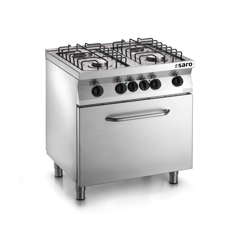 Cuisinière gaz - 6 feux - Four électrique 120L - 26.5 kW - F7/FUG6LE - Saro