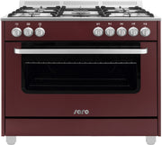 Cuisinière gaz - 5 feux - Four électrique 115L - Grill 1.8 kW - TS95C61LVI Saro - Four mixte professionnel CHR - matériel cuisine pro - Cuistéo