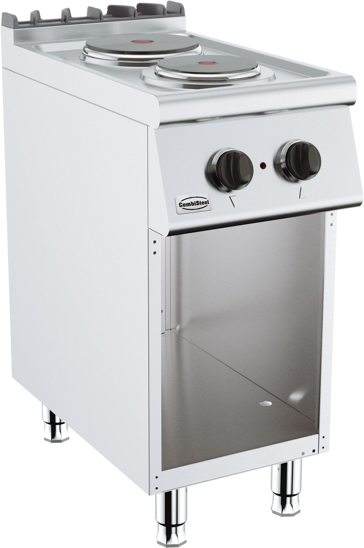 Cuisinière électrique 2 plaques 400x700x900 mm 1 kW Combisteel - Fourneau sur meuble électrique professionnel CHR - matériel cuisine pro - Cuistéo