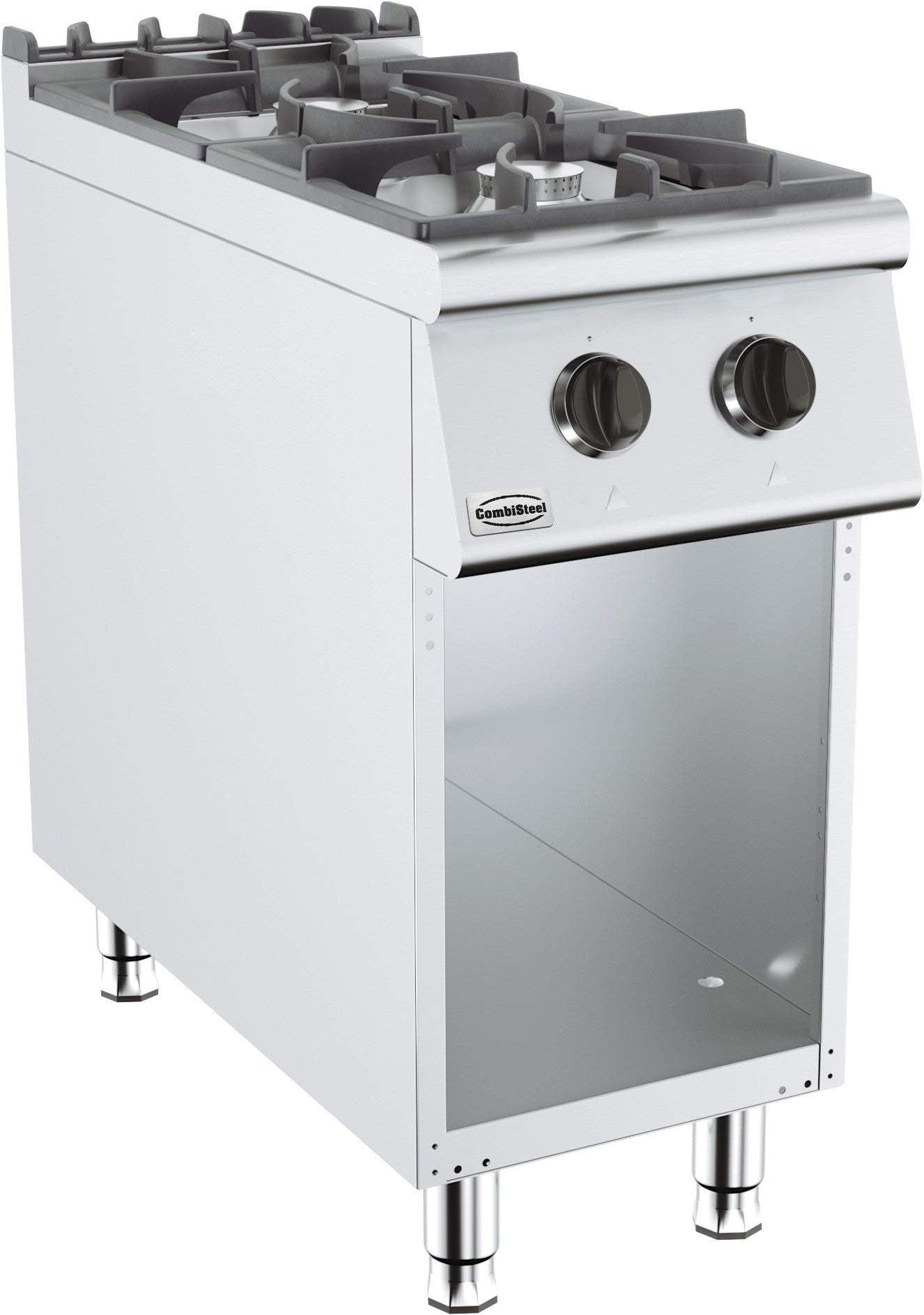 Cuisiniere a gaz 2 bruleurs 700x1200x1085 mm 2 L 17 kW Combisteel - Four mixte professionnel CHR - matériel cuisine pro - Cuistéo