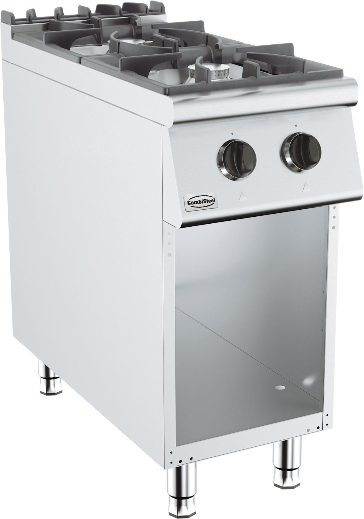 Cuisiniere a gaz 2 bruleurs 700x1200x1085 mm 2 L 17 kW Combisteel - Four mixte professionnel CHR - matériel cuisine pro - Cuistéo