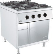 Cuisinière a gaz 4 bruleurs 700x700x850 mm 4 L 34 kW Combisteel - Four mixte professionnel CHR - matériel cuisine pro - Cuistéo